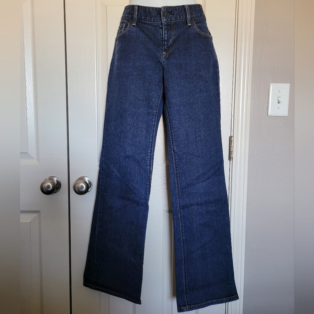 Loft Curvy Boot Jeans - Sz 8, Blue, EUC